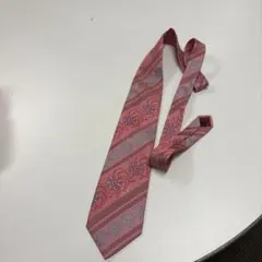 Paul Smith ピンク 花柄 ネクタイ
