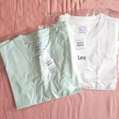 【新品未使用】LEE リー ロゴ刺繍 半袖 Ｔシャツ SIZE:130 2枚