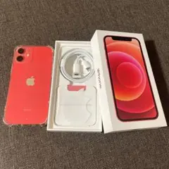 iPhone12 mini 本体　プロダクトレッド 赤 キレイ