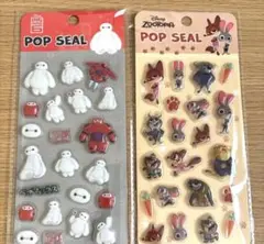 m*l様 即日発送♡ベイマックス　ズートピア　ポップシール③