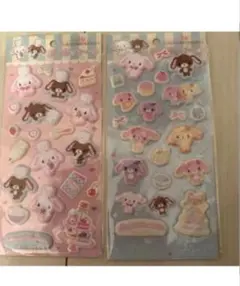 シュガーバニーズ ぷくぷくシール 2枚セット