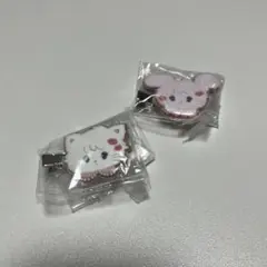 mikko ガチャガチャ フロッキーヘアクリップ ムース キャミー