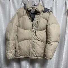 Phenix フード付き ベージュ ダウンジャケット