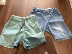 半ズボン　100 2枚セット　BREEZE GLOBALWORK