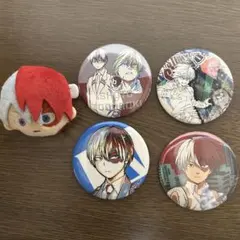 轟焦凍 ピンバッジ4個セットとぬいぐるみ