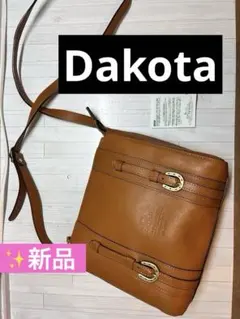 ✨定価17800円✨Dakota ダコタ レザー ショルダーバッグ ブラウンのサムネイル