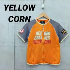 YELLOW CORN 半袖 ライディングジャケット メッシュ バイカー L 橙のサムネイル