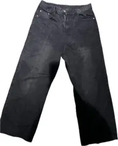 ASAPMODE Washed Black Loose Fit Jeans