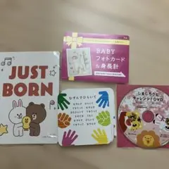LINE FRIENDS マンスリーカード 記念撮影セット