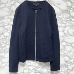 【ユニクロ】 UNIQLO ノーカラージャケット オフィスカジュアル フォーマル