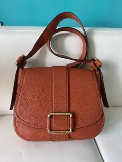 マイケルコース　ショルダー　茶色　オレンジ　美品