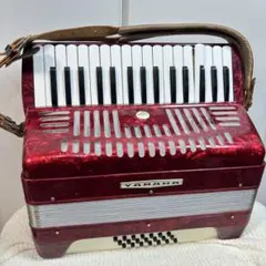 赤いマーブル模様アコーディオン - メルカリ