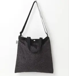 ドリフター　軽量ナイロン2WAYトートバッグ　ブラック　レオパード