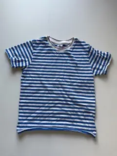 PETIT BATEAU ボーダー Tシャツ ブルーのサムネイル