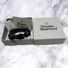 【新品未使用】ヴィヴィアンウエストウッド レザー チョーカー ディアマンテ 赤