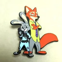 ⭐️大人気⭐️　ズートピア　ニック　ジュディ　ピンバッジ　ディズニー