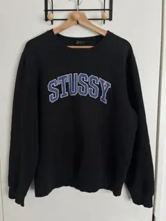 STUSSY ブラック スウェット S トレーナーのサムネイル