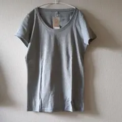 『UNIQLO ユニクロ』クルーネックTシャツ/Lサイズ/グレー