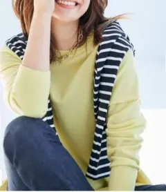 23区 ウーステッドウール ビッグシルエット ニット 46