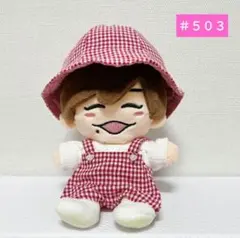 ちびぬい服　はぴぬい服　サロペット　チューリップハット ＃５０３