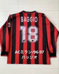☆AC Milan ミラン ロベルトバッジョ ユニフォーム 選手用昇華プリント☆ ☆AC Milan ミラン ロベルトバッジョ ユニフォーム 選手用昇華