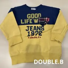 ★タイムセール★DOUBLE.B ダブルビー トレーナー 100cm ミキハウス