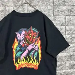 サンタクルーズ デルフィノデビル バックプリント Tシャツ 黒 スケーター 古着のサムネイル
