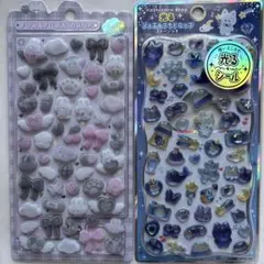 ふわふわドロップ・ジュエルプチドロップ ❤︎ しろくろ & 星空