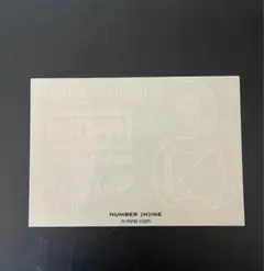 NUMBER (N)INE ナンバーナイン　ステッカー　非売品のサムネイル