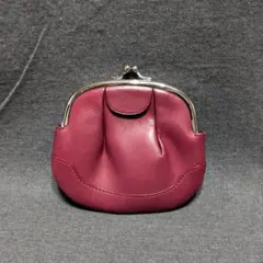 L.L.Bean バーガンディ がま口コインケース