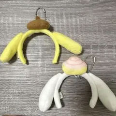 サンリオカチューシャキーホルダー　シナモン　プリン