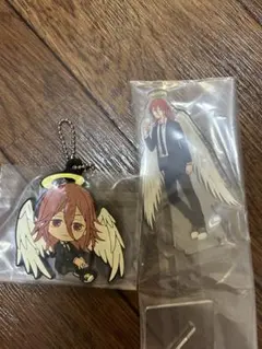 一番くじ チェンソーマン 天使の悪魔 G賞アクリルスタンド　I賞ラバーチャーム
