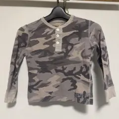 Ralph Laurenグレー迷彩柄100cm長袖Tシャツ3クロムハーツラルフ