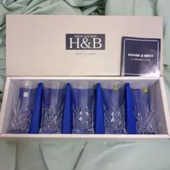 HOUSE & BEST HOYA クリスタルグラス 5個セット