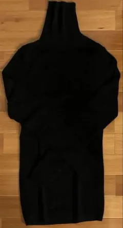 無印良品 タートルネックセーター ブラック XLサイズ