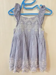 GAP ノースリーブ ワンピース チェック柄