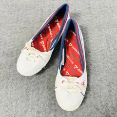 【軽量】ルコックスポルティフ❤️パンプス スニーカー フラットシューズ 24㎝