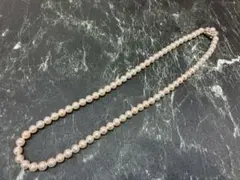 ♥【136】照り良✨6mm珠 本真珠パールネックレス　シルバー刻印