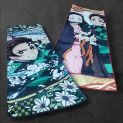 鬼滅の刃 竈門禰豆子 竈門炭治郎 ミニタオル