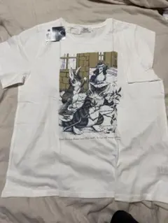 わちふぃーるど 猫のダヤン COTTON-Tシャツ おてつだい オフホワイト L