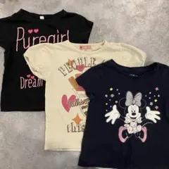 ミニーマウス Tシャツ 3枚セット