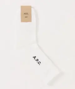 【新品未使用】A.P.C. アーペーセー WILLソックス 白 25〜28