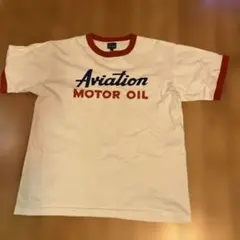 McCoy's Aviation MOTOR OIL Tシャツ 42 リンガー