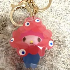 ナ*コ様 サンリオ ミャクミャク クリア キーホルダー マイメロ