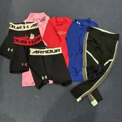 アンダーアーマー　アンブロ　長袖インナー　サッカー