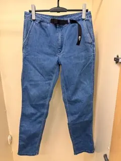 L ザノースフェイス ストレッチ デニムパンツ ブルー レディース