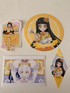 アイプリ 鈴風つむぎ リング姫 コースター ブロマイド4点セット