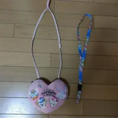 ダッフィー ショルダーポーチ➕アリエル ストラップ