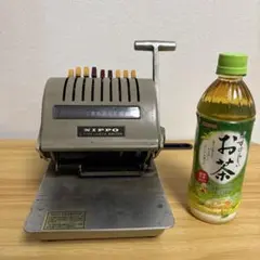 昭和レトロ NIPPO ニッポー L型 チェックライター 手動式 事務用品