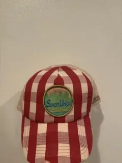 Seven Union セブンユニオン メッシュキャップ レッド×ホワイト